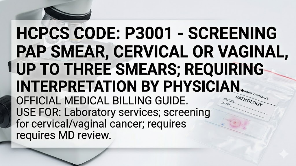 HCPCS Code P3001