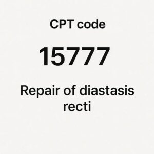 CPT Code for Repair of Diastasis Recti