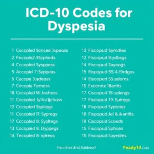 ICD-10 Codes for Dyspepsia