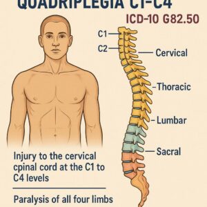 ICD-10 Code for Quadriplegia C1-C4