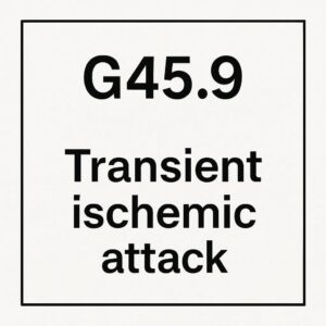 ICD-10 Code for Transient Ischemic Attack