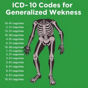 ICD-10 Codes for Generalized Weakness