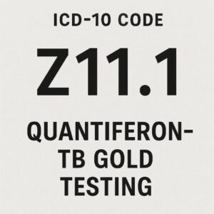 ICD-10 code for QuantiFERON-TB Gold testing