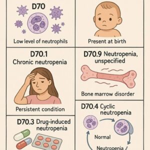 ICD-10 codes for neutropenia