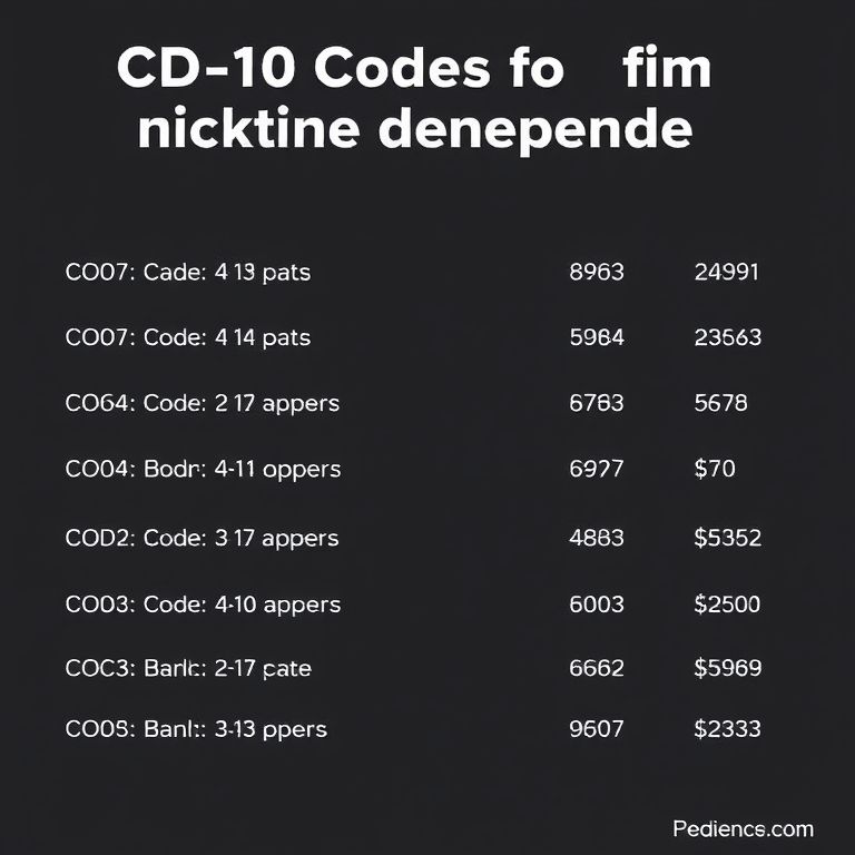 A Comprehensive Guide to ICD-10 codes for nicotine dependence - wmwtl