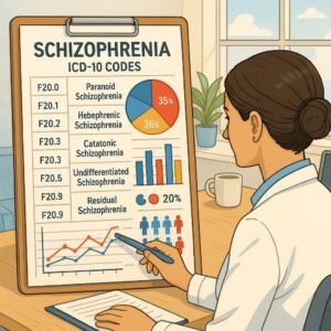 ICD-10 codes for schizophrenia