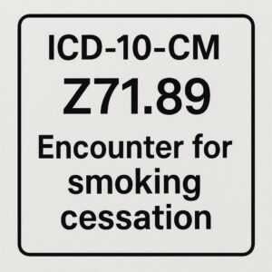 ICD-10 Code for Smoking Cessation and Tobacco Use Disorder