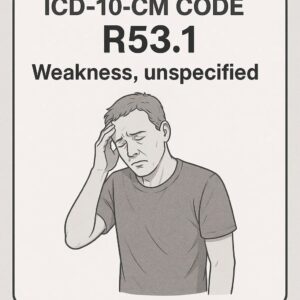 ICD-10-CM Code R53.1 Weakness Unspecified