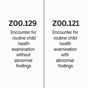 ICD-10 Codes for Well-Child Exams