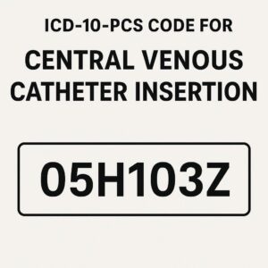 ICD-10-PCS Code for Central Venous Catheter Insertion