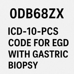 ICD-10-PCS Code for EGD with Gastric Biopsy
