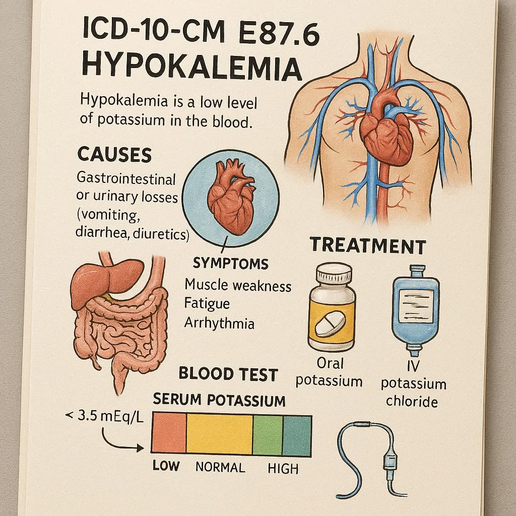 ICD-10-PCS Code of Hypokalemia