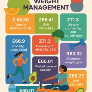 ICD-10 code for weight management