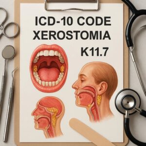 ICD-10 code for xerostomia