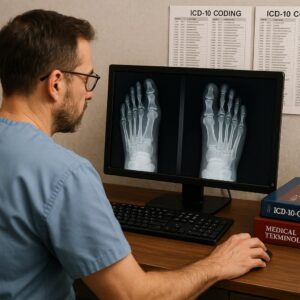 ICD-10 coding for foot radiographs