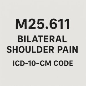 ICD-10-CM Code for Bilateral Shoulder Pain