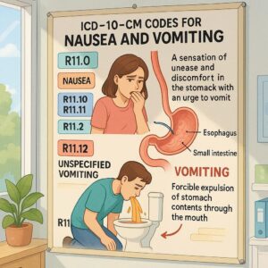 ICD-10-CM Codes for Nausea and Vomiting