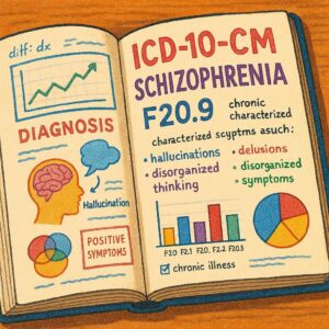 ICD-10-CM code for schizophrenia
