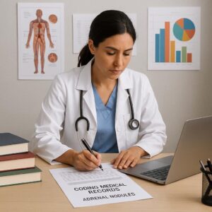 ICD-10-CM coding for adrenal nodules