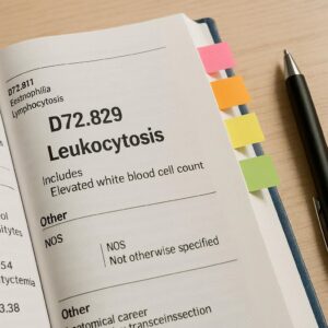 ICD-10-CM coding for leukocytosis