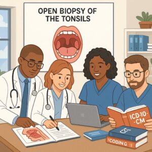 ICD-10-PCS Coding for Open Biopsy of the Tonsils