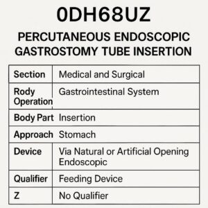 ICD-10-PCS Coding for Percutaneous Endoscopic Gastrostomy Tube Insertion
