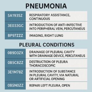 ICD-10-PCS Coding for Pneumonia and Pleural Conditions