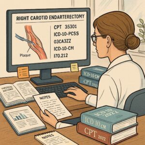 ICD-10-PCS coding for Right Carotid Endarterectomy