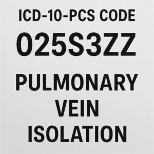 icd 10 pcs code for pulmonary vein isolation
