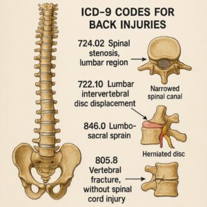 ICD-9 Codes for Back Injury