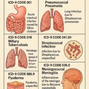 ICD-9 Codes for Bacterial Infections