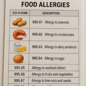 ICD-9 Codes for Food Allergy