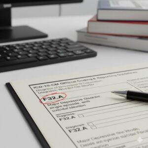 ICD-10 Code for Depression with Suicidal Ideation