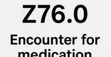 ICD 10 Code for Med Refill
