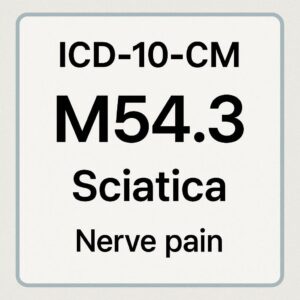 ICD 10 Code for Sciatica Nerve Pain
