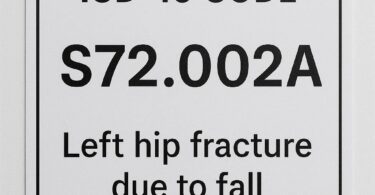 ICD-10 Code for a Left Hip Fracture Due to a Fall