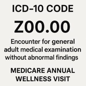 ICD-10 Code for the Medicare Annual Wellness Visit