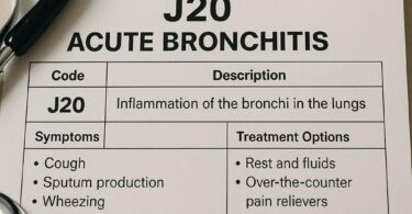 icd 9 code for j20