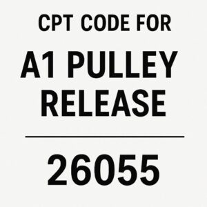 CPT Code for A1 Pulley Release
