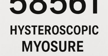 CPT Code for Hysteroscopic MyoSure Myomectomy