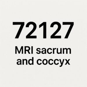 CPT Code for MRI Sacrum and Coccyx