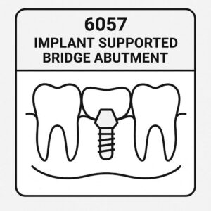 Dental Code Implant Supported Bridge Abutment