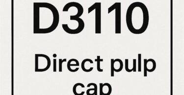 Dental Code for Direct Pulp Cap