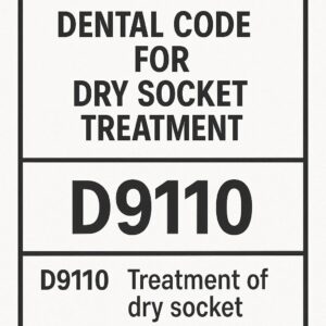 Dental Code for Dry Socket Treatment