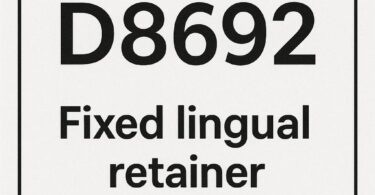 Dental Code for Fixed Lingual Retainer