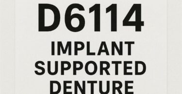 Dental Code for Implant Supported Denture