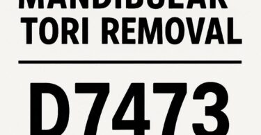Dental Code for Mandibular Tori Removal