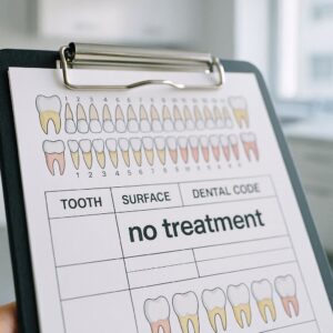 Dental Code for No Treatment