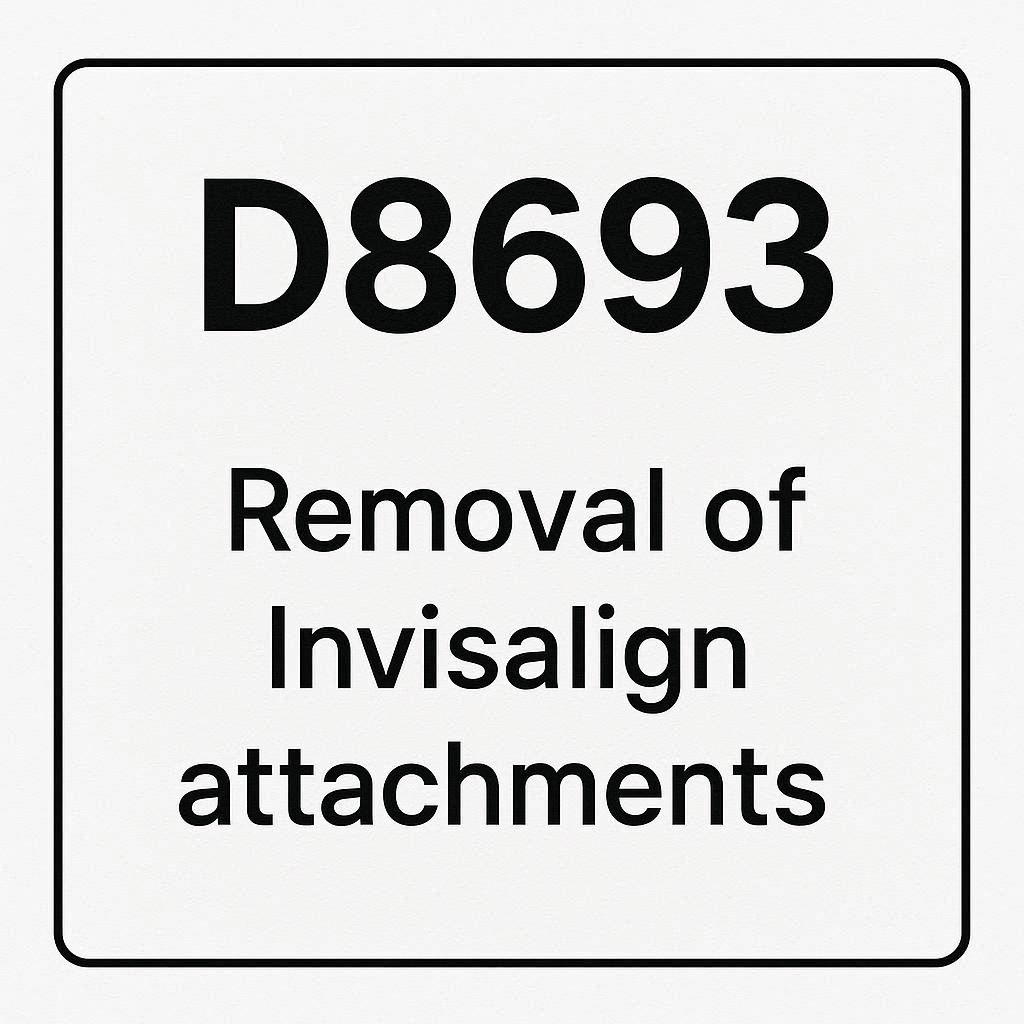 Dental Code for Removing Invisalign Attachments - wmwtl