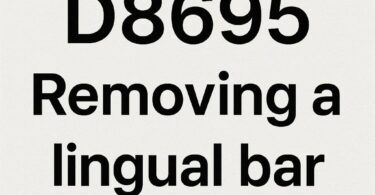 Dental Code for Removing a Lingual Bar